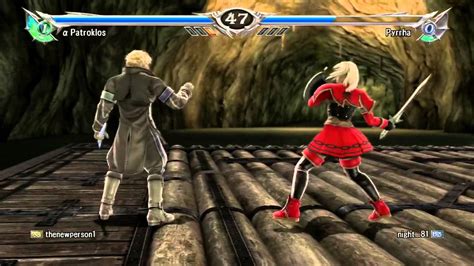 Alpha Patroklos Vs Pyrrha Night Soul Calibur V Player Match