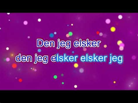 T Helmig S Fenger Den Jeg Elsker Karaoke Youtube