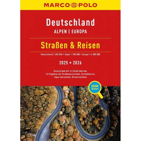 Marco Polo Straßen And Reisen 20242025 Deutschland 1300000