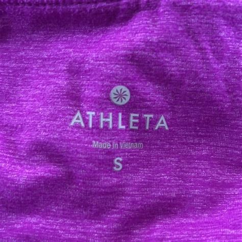 Athleta Chaturanga Quest Capri Legging Marled Purple Gem