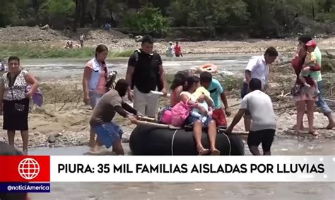 Piura caseríos quedaron aislados por incremento de caudales de río