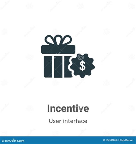 Incentive Vector Icon On White Background Flat Vector Incentive Icon