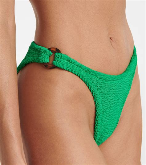 Gloria Bandeau Bikini In Green Hunza G Mytheresa