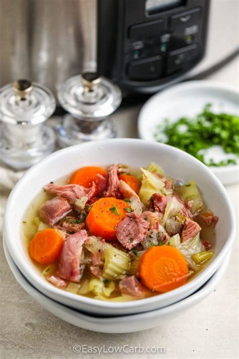 Ham Bone Soup Easy Low Carb Recipe Easy Low Carb