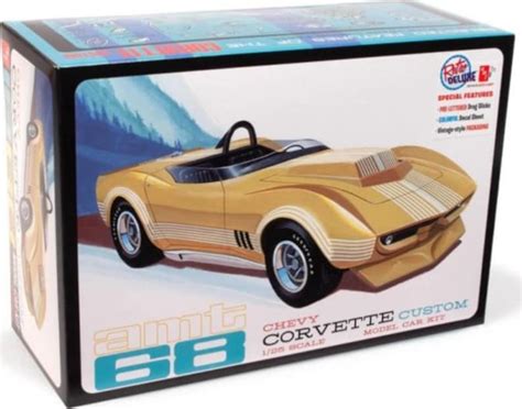 AMT Chevy Corvette Custom 1968 1:25 Model Kit Rare Gift Present Brand ...