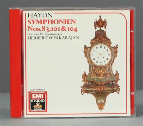 Cd Joseph Haydn Herbert Von Karajan Berliner Philharmoniker Eur