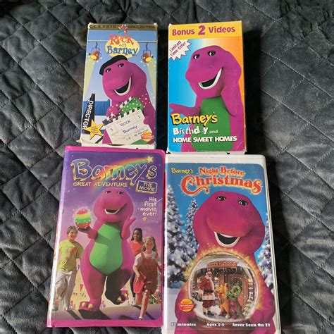 Barney And Friends Lot Of 5 Vhs Birthday Home Sweet Homes Bonus 2 Pack Christmas 45986020161 Ebay