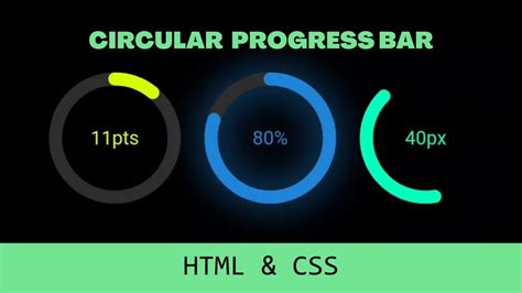 HTML CSS Tutorial 2023 Build An Animated Circular Progress Bar Step