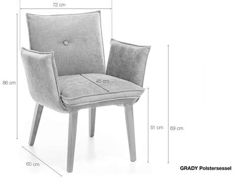 Grady I Polstersessel Gestell Massivholz Stoffbezug Braun