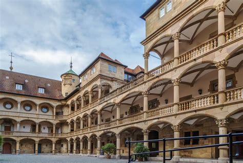 Hof Des Alten Schlosses Stuttgart Deutschland Stockfoto Bild Von