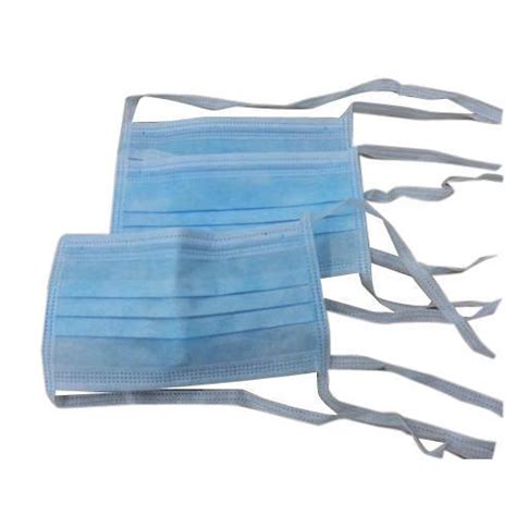 White Blue Three Ply Non Woven Surgical Face Mask At Rs 1 5 In Ahmedabad