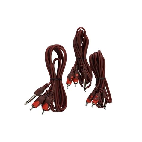 Cabo Plug 2 Rca X 1 P10 Mono 1 80 Kit 3 Shopee Brasil