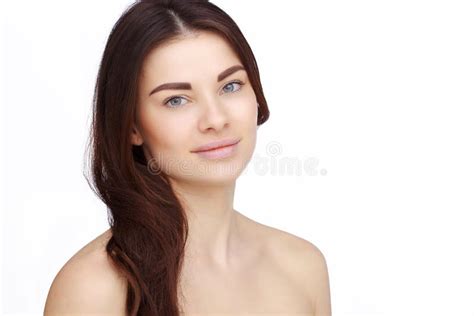 Girl With Naked Shoulders Stock Image Image Of Beauty 70089473