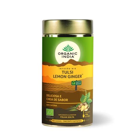 Tulsi Green Tea Classic™ Bio Organic India™ 25 Saq Antioxidante