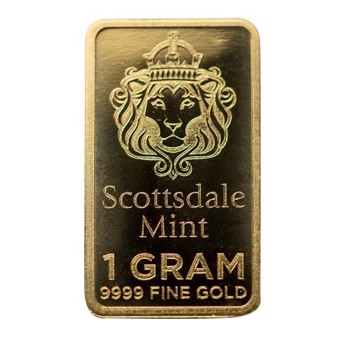 Scottsdale Prepper Gold 1 Gram .9999 Gold Bar | Scottsdale Mint