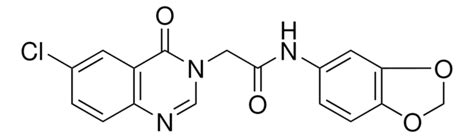 N Benzodioxol Yl Chloro Oxo H Quinazolinyl Acetamide