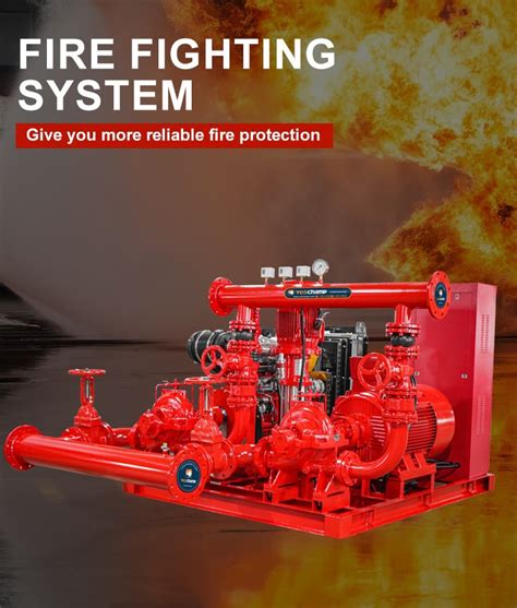 Edj Series Split Case Fire Fighting System Double Suction Fire Pump Set