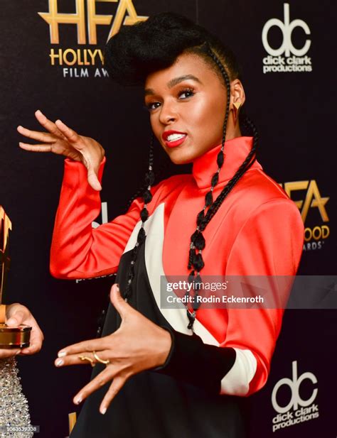 Janelle Monáe Poses In Press Room At The 22nd Annual Hollywood Film