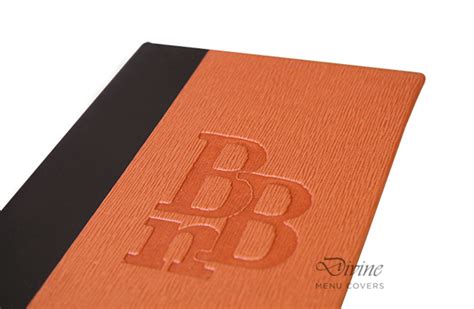 Two Tone Divine Menu Covers