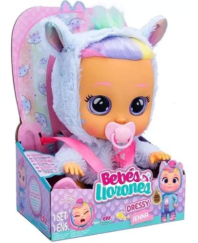 Cry Babies Bebés Llorones Jenna Dressy Unicornio Original