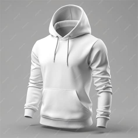 Premium Psd White Hoodie Mockup