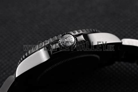 Rolex Swiss Submariner Pro Hunter Black Steel Strap Black Dial