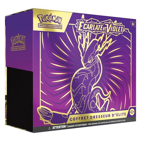 Coffret Pokémon Dresseur d élite Pokémon Ecarlate et Violet Asmodee