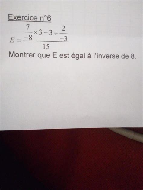 Bonjour Tous Le Monde J Aurai Besoin D Aide Pour Un Exercice De Maths