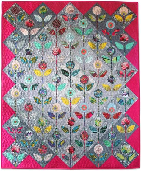 Folk Flower Quilt Pattern Designed By Anna Maria Horner Etsy Flower