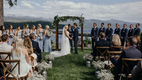 Idaho Wedding Elkins Resort On Priest Lake