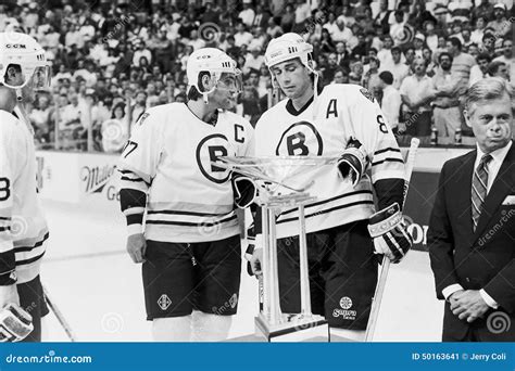 Cam Neely Ray Bourque And Bobby Orr Editorial Image Cartoondealer