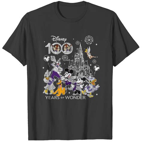 100th Disney Anniversary Shirt, Disney 100 Years Of Wonder Shirt Disney ...