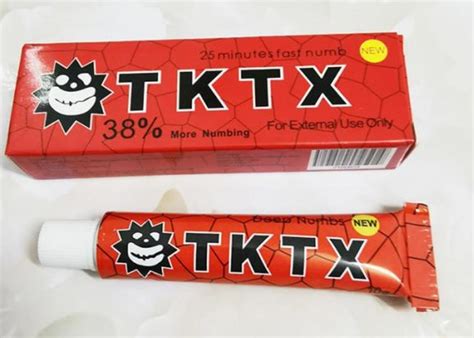 38 E TKTX Tattoo Topical Anesthetic Numbing Cream 10G Per Tube