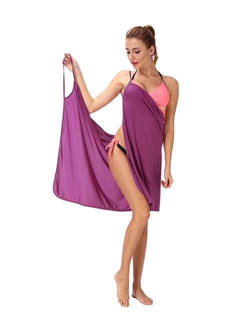 Tinglu Bikini Cover Up Shawl Women Beach Dress Sexy Wrap Skirt Walmart