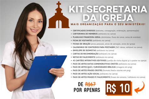 KIT Secretaria Da Igreja 1 0