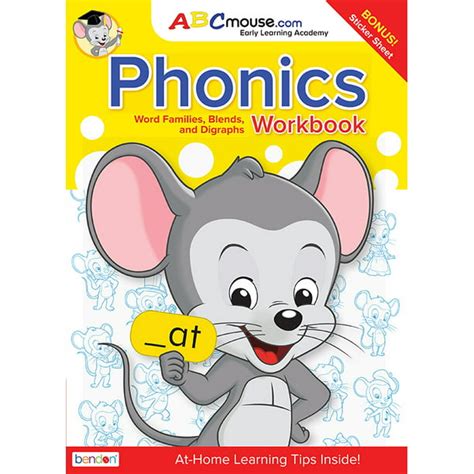 Abc Mouse Phonics Abcmouse Phonics Word Families 80 Page Workbook With ...