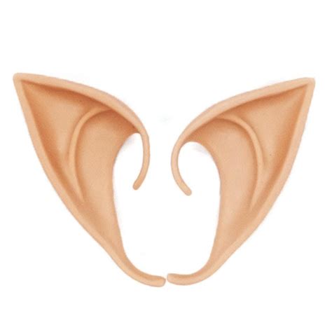 ของแท้ 100 1pair Halloween Latex Elf Ears High Simulation Soft Harmless