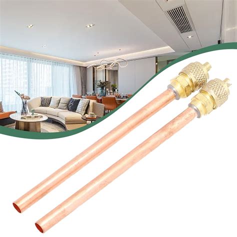 Pcs Set Air Conditioner Refrigeration Access Valves Copper Tube