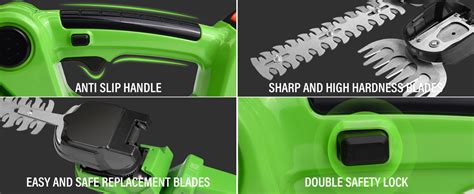 Amazon SOYUS Cordless Grass Shear 2 In 1 Handheld Hedge Trimmer