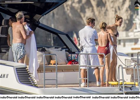 Katharine McPhee In A Bikini On A Yacht In Capri Set 2