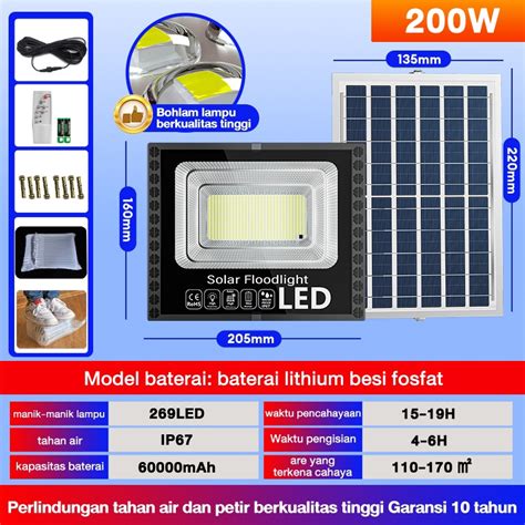 Jual Garansi Tahun Lampu Tenaga Surya Outdoor Otomatis Nyala