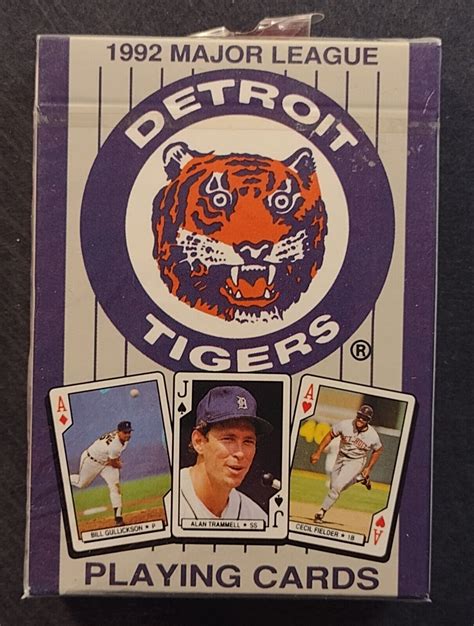 U S Playing Card Co Detroit Tigers Mlb Playing Cards Sealed Deck