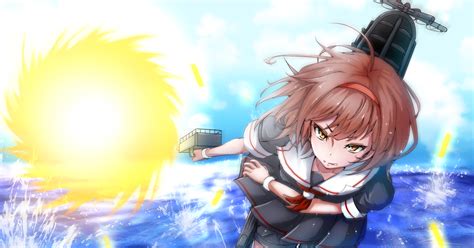 艦隊これくしょん 海上戦の白露 べいりーずのイラスト Pixiv