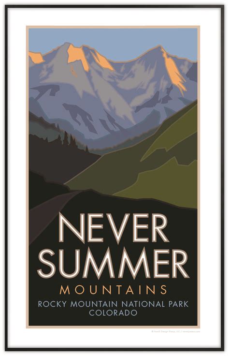 Never Summer Range, Colorado - Poster - Travel Posters