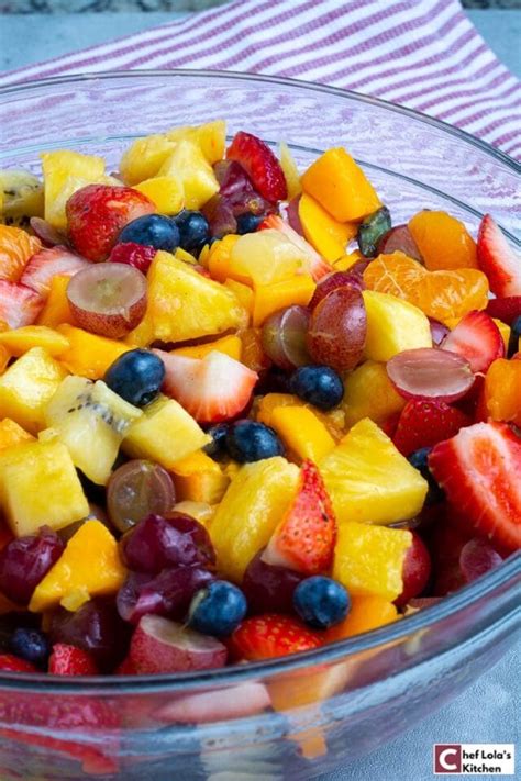 How To Make Amazing Fruit Salad Chef Lolas Kitchen