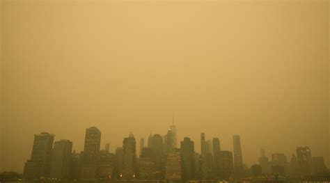 Cielo De Nueva York Y De Ciudades De La Costa Este De Eeuu Cubiertos De