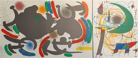 Joan Miro Litografia Original V Y Vii Catawiki