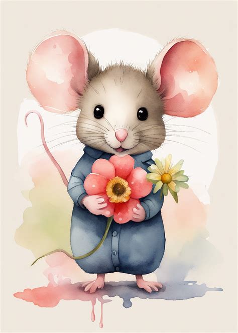 12 CUTE MICE PNG Files, Sublimation, Clip Art, T-shirts, High Quality ...