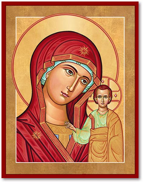 Blessed Virgin Mary Icons Our Lady Of Kazan Icon Monastery Icons