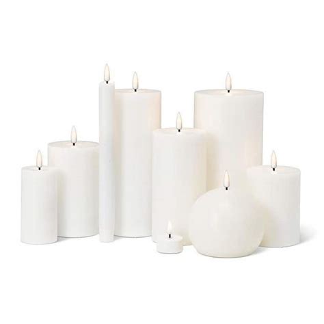 Led White Flameless Pillar Candle On Sale Bed Bath And Beyond 40025877